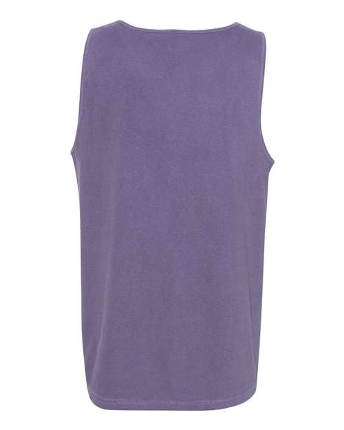 Comfort Colors 9360 Unisex Garment-Dyed Heavyweight Tank Top - Grape - back