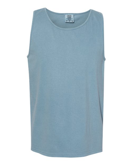 Comfort Colors 9360 Unisex Garment-Dyed Heavyweight Tank Top - Ice Blue - front