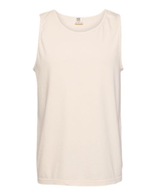 Comfort Colors 9360 Unisex Garment-Dyed Heavyweight Tank Top - Ivory - front