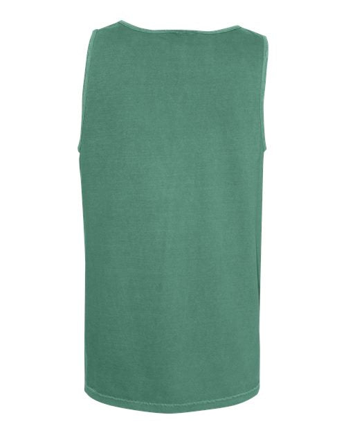 Comfort Colors 9360 Unisex Garment-Dyed Heavyweight Tank Top - Light Green - back