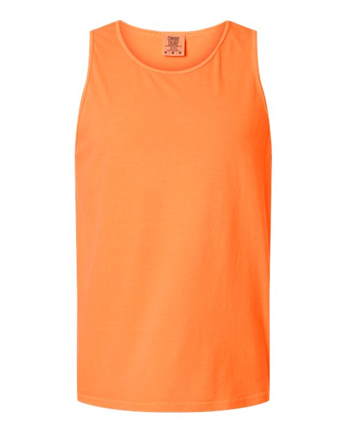 Comfort Colors 9360 Unisex Garment-Dyed Heavyweight Tank Top - Melon - front