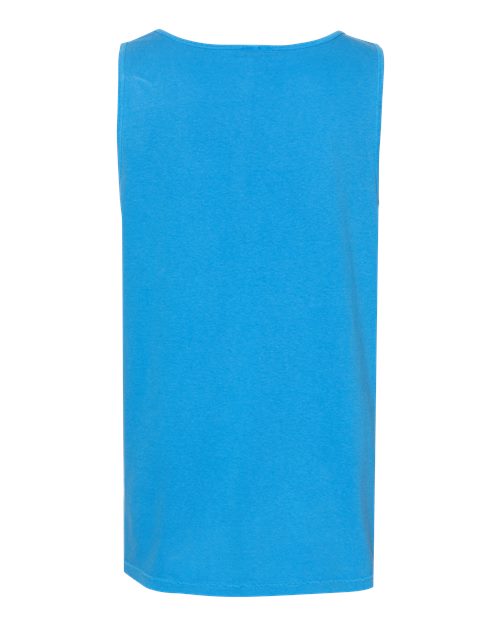 Comfort Colors 9360 Unisex Garment-Dyed Heavyweight Tank Top - Royal Caribe - back