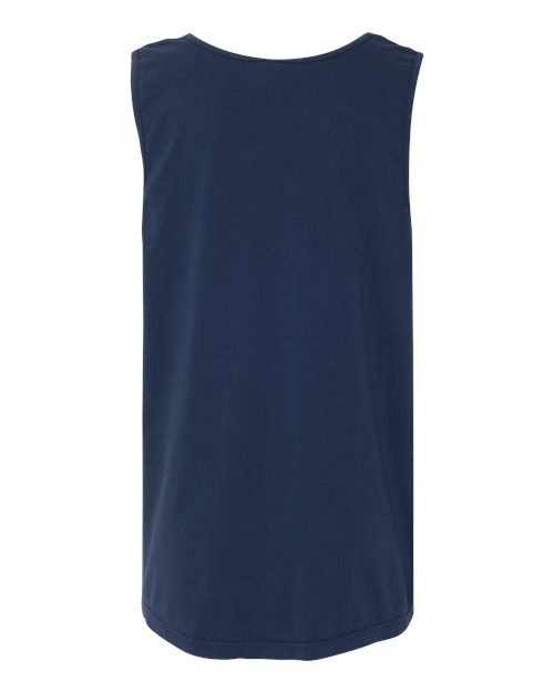 Comfort Colors 9360 Unisex Garment-Dyed Heavyweight Tank Top - True Navy - back
