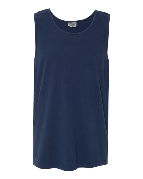 Comfort Colors 9360 Unisex Garment-Dyed Heavyweight Tank Top - True Navy - front