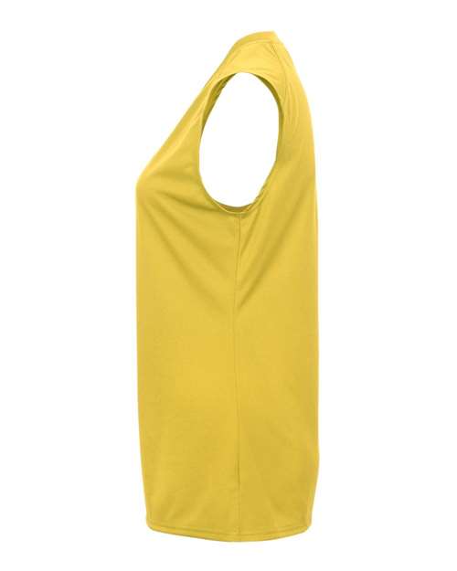 Badger 4163 Women's B-Core Sleeveless T-Shirt - Gold - side