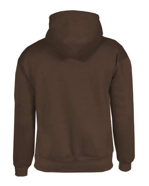 Badger 1254 Unisex Hooded Sweatshirt - Brown - back