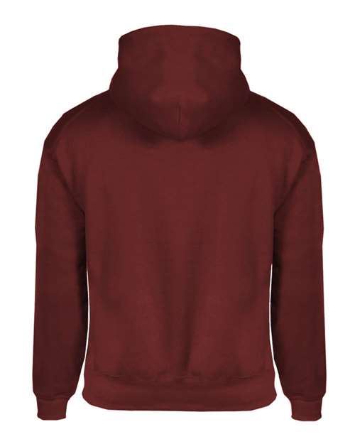Badger 1254 Unisex Hooded Sweatshirt - Cardinal - back