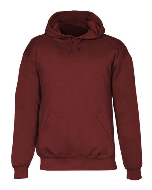 Badger 1254 Unisex Hooded Sweatshirt - Cardinal - front