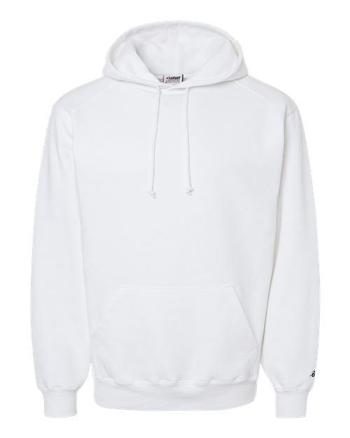 Badger 1254 Unisex Hooded Sweatshirt - White - front