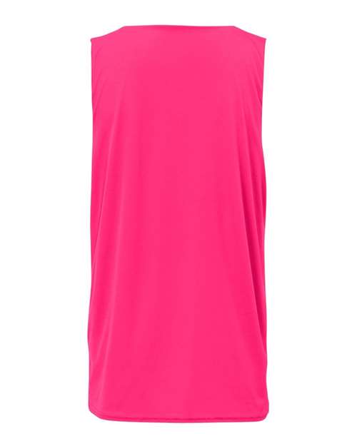 Badger 4169 Women's B-Core Reversible Tank Top - Hot Pink - back