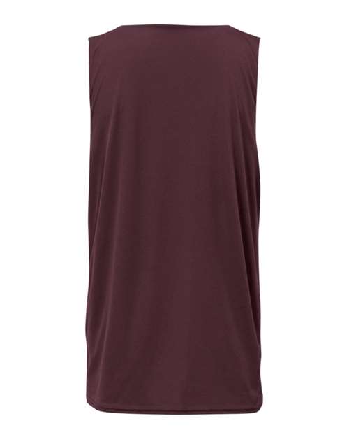Badger 4169 Women's B-Core Reversible Tank Top - Maroon - back