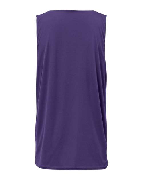 Badger 4169 Women's B-Core Reversible Tank Top - Purple - back