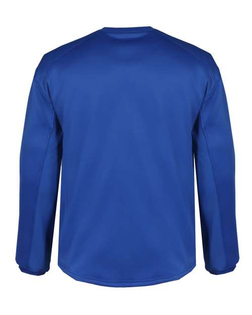 Badger 1453 Men's BT5 Performance Fleece Crewneck Sweatshirt - Royal - back