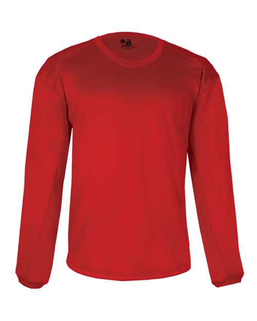 Badger 1453 Men's BT5 Performance Fleece Crewneck Sweatshirt - Red - front