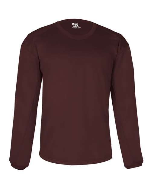 Badger 1453 Men's BT5 Performance Fleece Crewneck Sweatshirt - Maroon - front