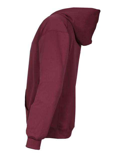 Badger 1454 Men's Performance Fleece Hooded Sweatshirt - Cardinal - side