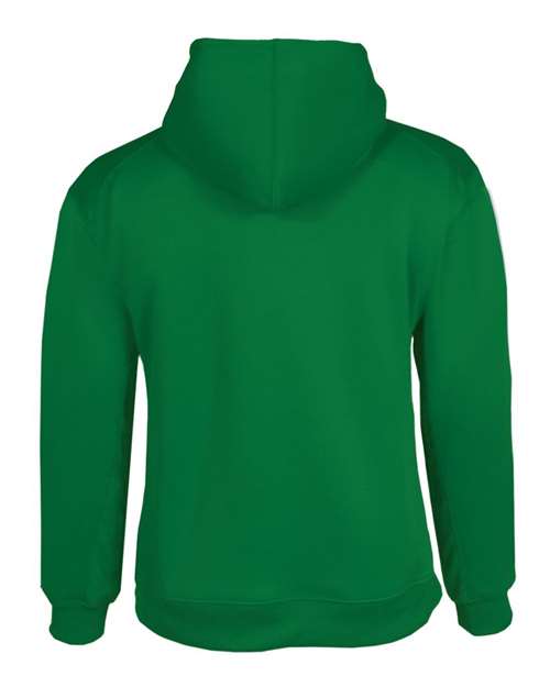 Badger 1454 Men's Performance Fleece Hooded Sweatshirt - Kelly - back