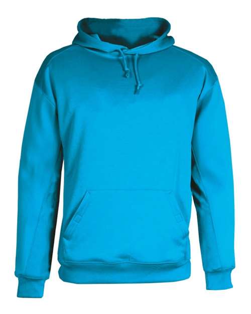 Badger 1454 Men's Performance Fleece Hooded Sweatshirt - Electric Blue - front