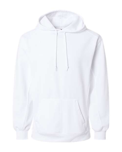 Badger 1454 Men's Performance Fleece Hooded Sweatshirt - White - front