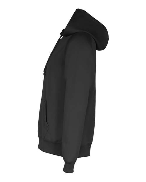 Badger 1460 Women's Performance Fleece Hooded Sweatshirt - Black - side