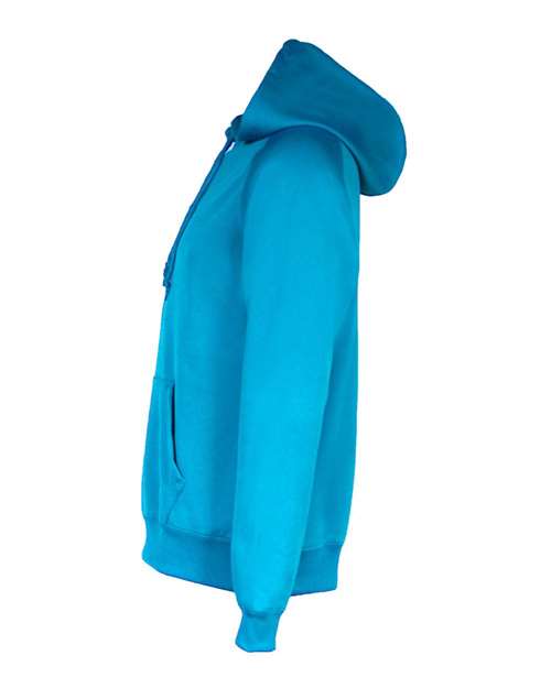 Badger 1460 Women's Performance Fleece Hooded Sweatshirt - Electric Blue - side