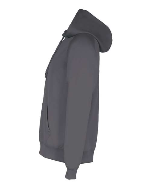 Badger 1460 Women's Performance Fleece Hooded Sweatshirt - Graphite - side