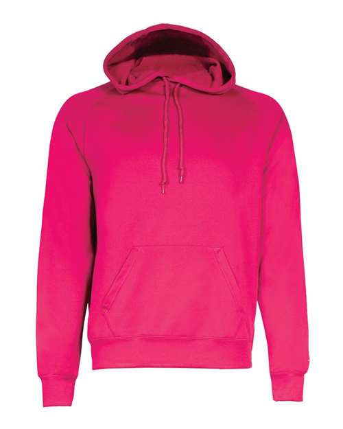 Badger 1460 Women's Performance Fleece Hooded Sweatshirt - Hot Pink - front