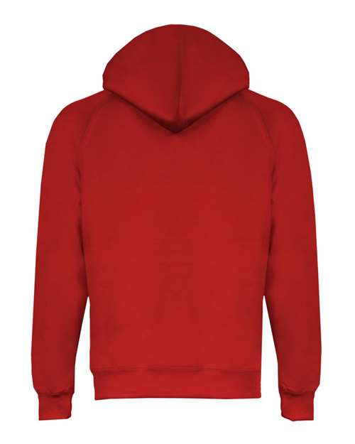 Badger 1460 Women's Performance Fleece Hooded Sweatshirt - Red - back