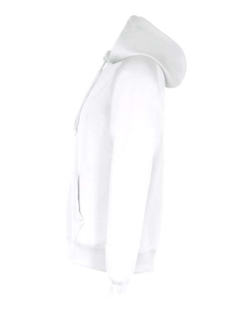Badger 1460 Women's Performance Fleece Hooded Sweatshirt - White - side