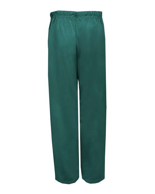 Badger 1478 Unisex Performance Fleece Open-Bottom Sweatpants - Forest - back