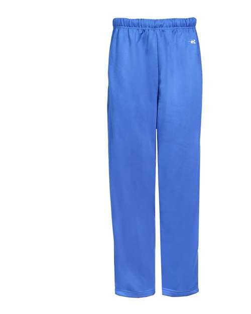 Badger 1478 Unisex Performance Fleece Open-Bottom Sweatpants - Royal - front