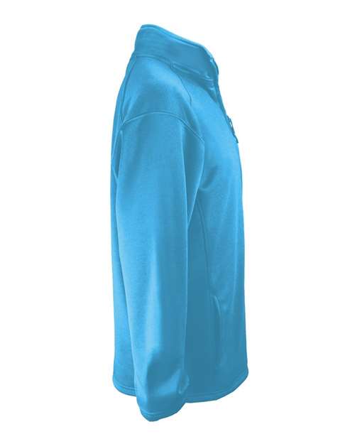 Badger 1480 Men's Performance Quarter-Zip Pullover - Columbia Blue - side