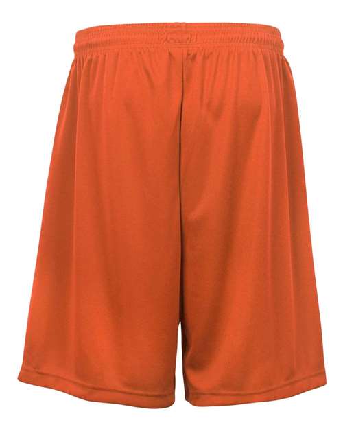 Badger 2107 Youth B-Dry 6" Shorts - Burnt Orange - back
