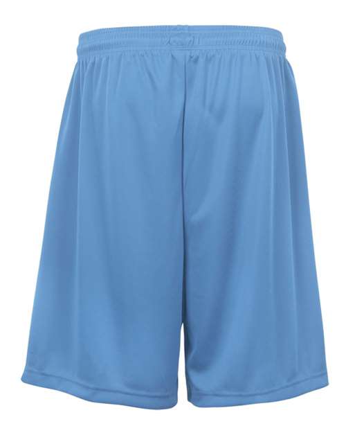 Badger 2107 Youth B-Dry 6" Shorts - Columbia Blue - back