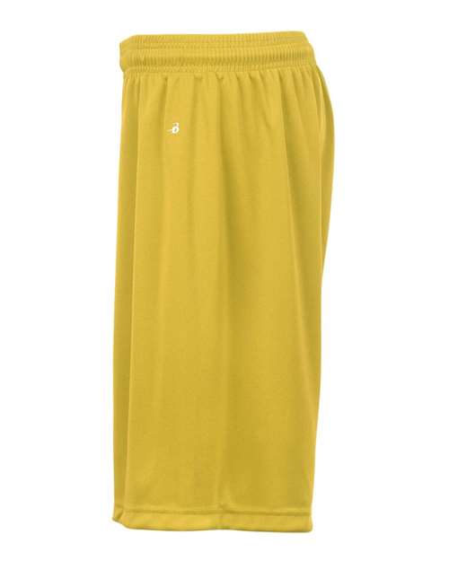 Badger 2107 Youth B-Dry 6" Shorts - Gold - side