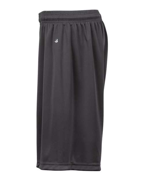Badger 2107 Youth B-Dry 6" Shorts - Graphite - side