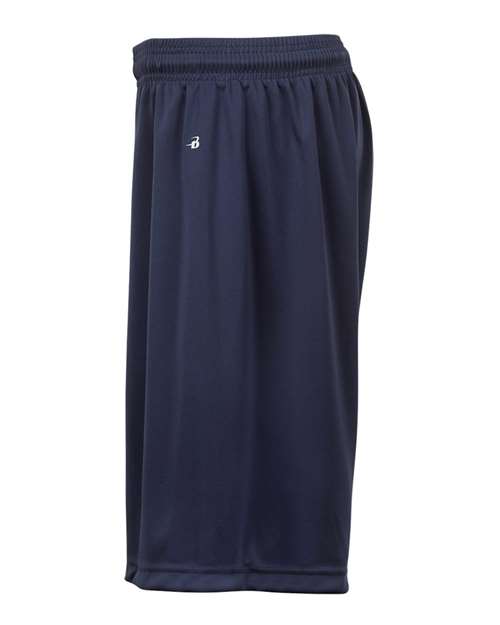 Badger 2107 Youth B-Dry 6" Shorts - Navy - side