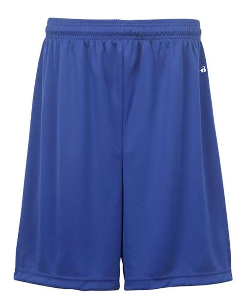 Badger 2107 Youth B-Dry 6" Shorts - Royal - front