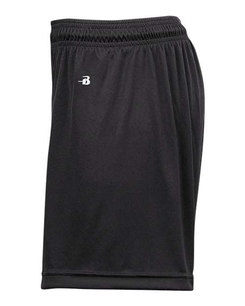 Badger 2116 Girls' B-Core Shorts - Black - side