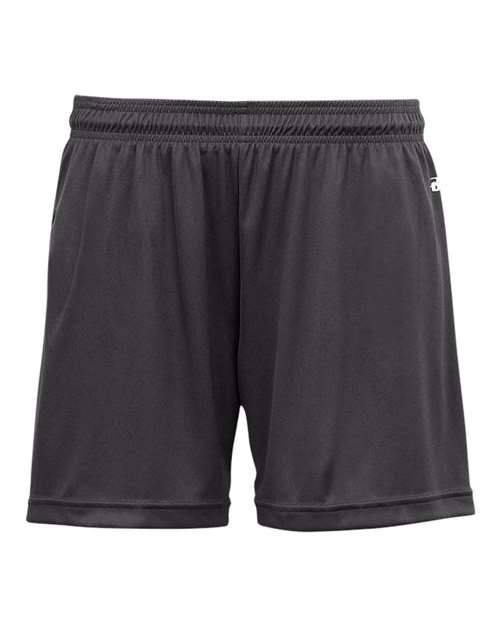 Badger 2116 Girls' B-Core Shorts - Graphite - front