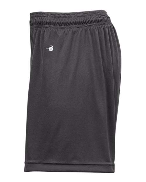 Badger 2116 Girls' B-Core Shorts - Graphite - side