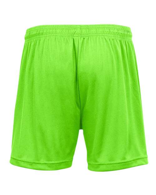 Badger 2116 Girls' B-Core Shorts - Lime - back