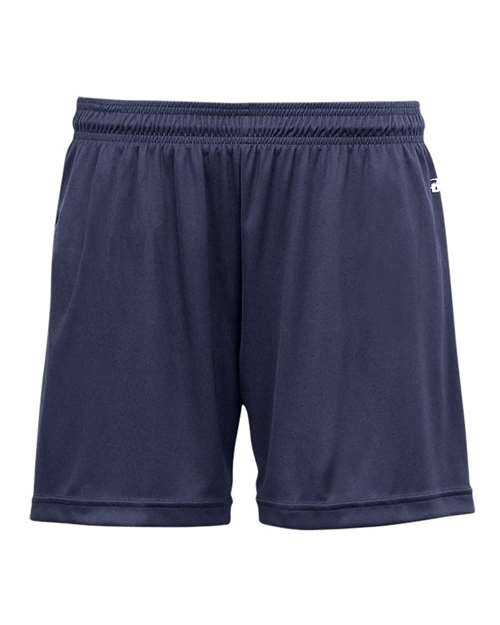 Badger 2116 Girls' B-Core Shorts - Navy - front