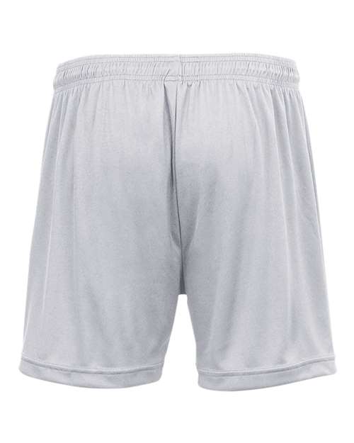 Badger 2116 Girls' B-Core Shorts - Silver - back