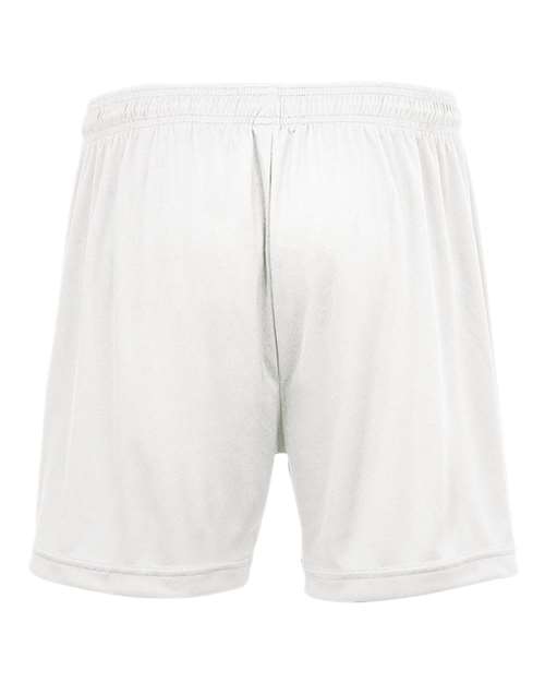 Badger 2116 Girls' B-Core Shorts - White - back