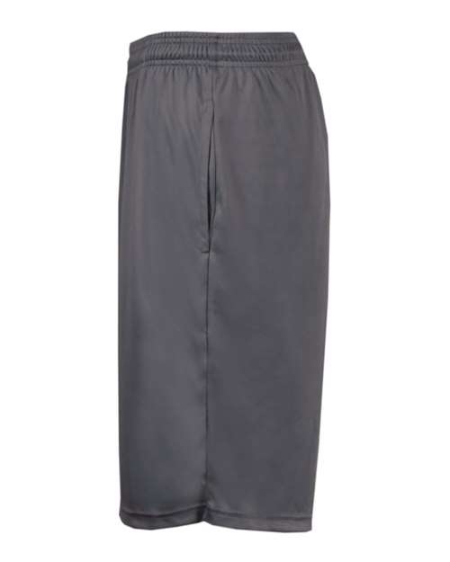 Badger 2119 Youth B-Core Pocketed Shorts - Graphite - side