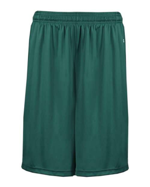 Badger 2119 Youth B-Core Pocketed Shorts - Forest - front