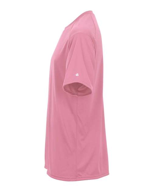 Badger 2120 Youth B-Core T-Shirt - Pink - side