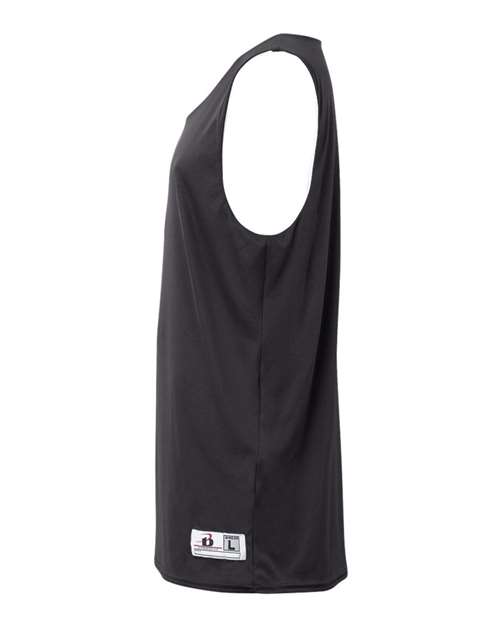 Badger 2129 Youth B-Core Reversible Tank Top - Black/ White - side