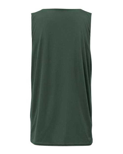Badger 2129 Youth B-Core Reversible Tank Top - Forest/ White - back